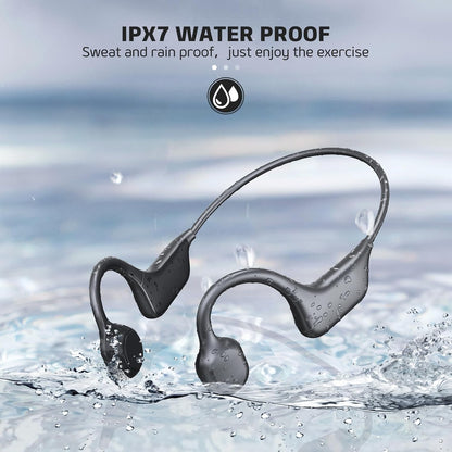 Open-Ear Wireless Headphones with Built-In Microphone