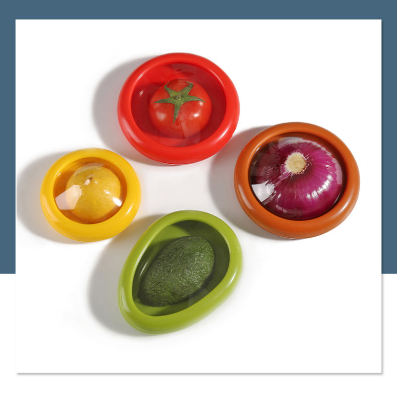 Smart Fresh Keeper Set for Fruits & Veggies | Space-Saving Sealing Containers