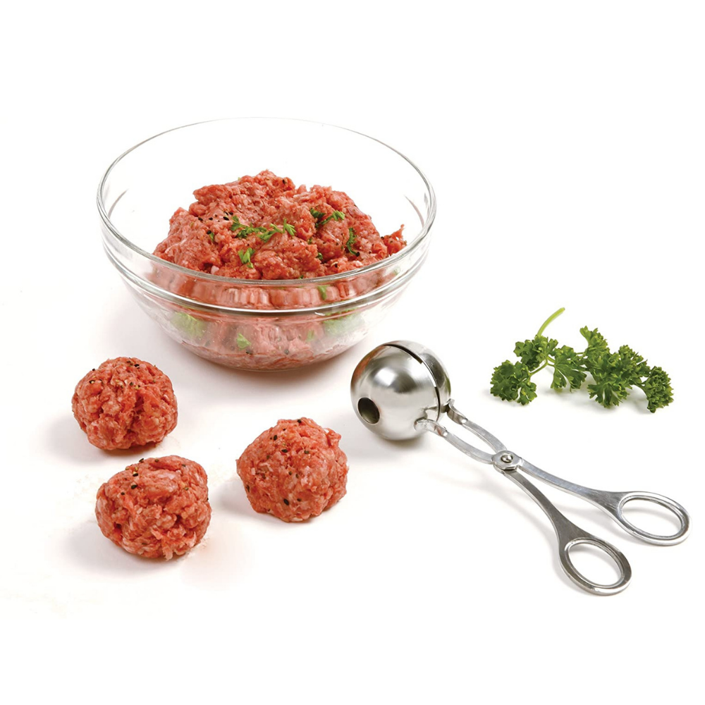 Perfectly Shaped Meatball Maker (+ 1 Bonus Mini Scoop)