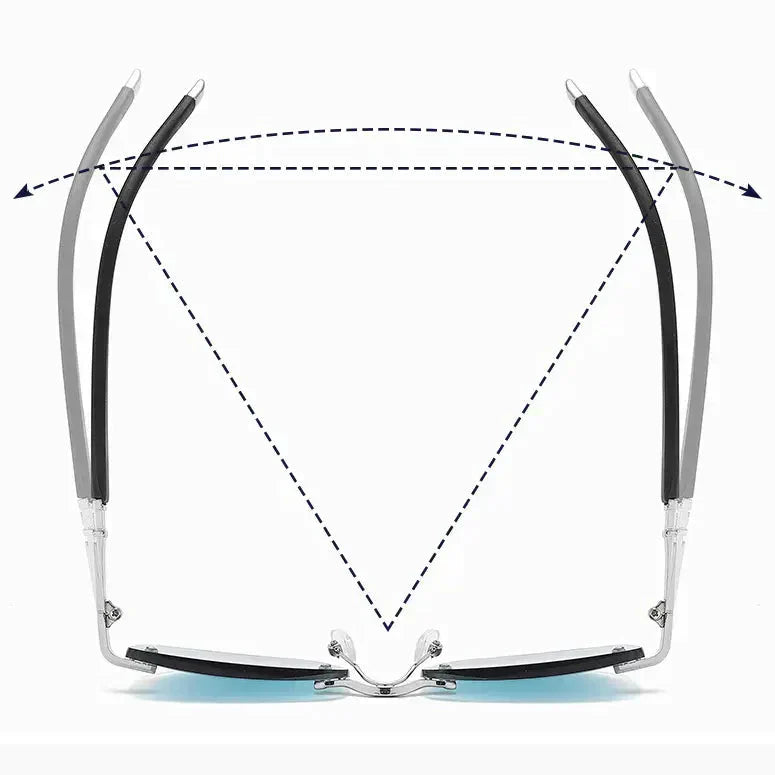 Sapphire Anti-Blue Light Reading Glasses and Sunglasses for Wide and Near Vision