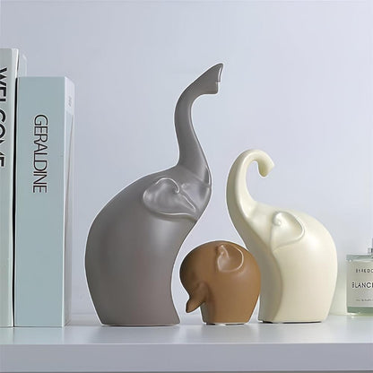 Contemporary Elephant Figurines for Home Decor