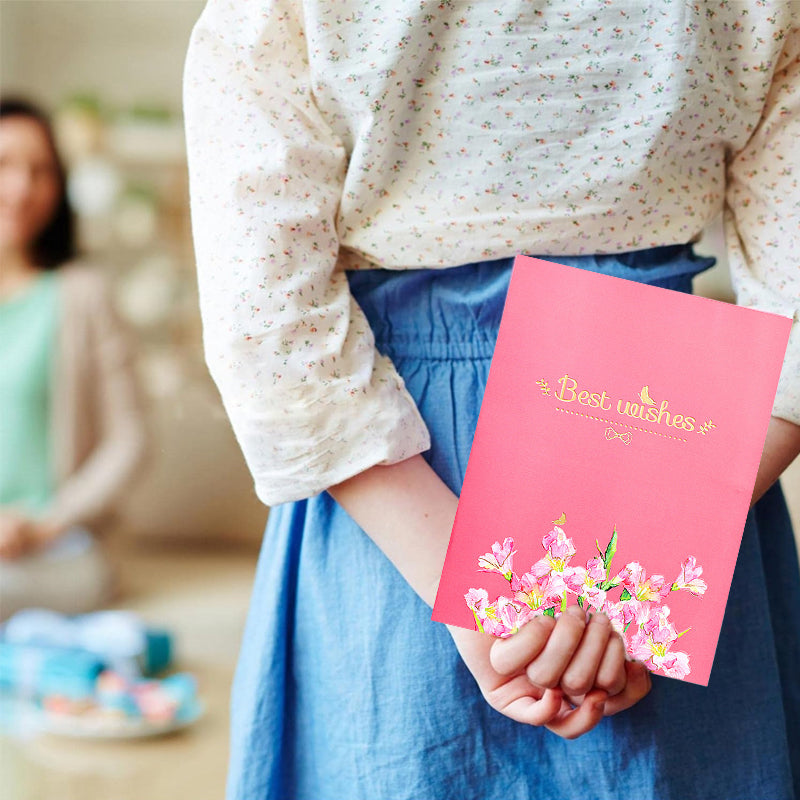 Artistic Pop-Up Greeting Card for Mother's Day