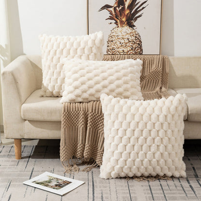 Velvet Plush Cushion Cover – Soft Cover for Sofa or Bed