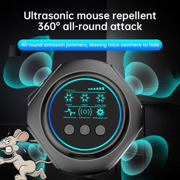 Ultrasonic Bat Deterrent Device - 360° Coverage for Attics, Garages, Roofs