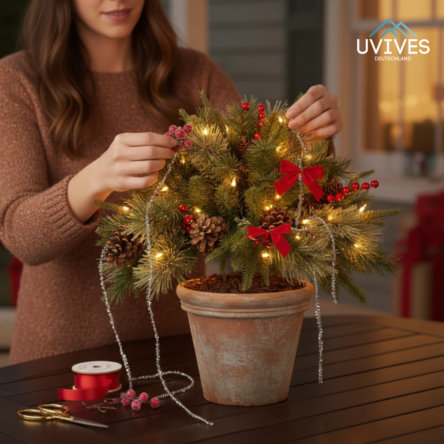 Everlasting Christmas Magic Decoration – Realistic and Vibrant