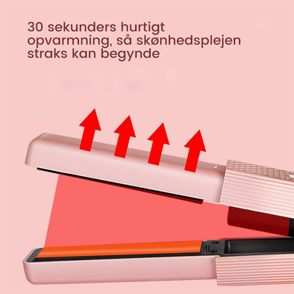Versatile Cordless Hair Straightener and Curler
