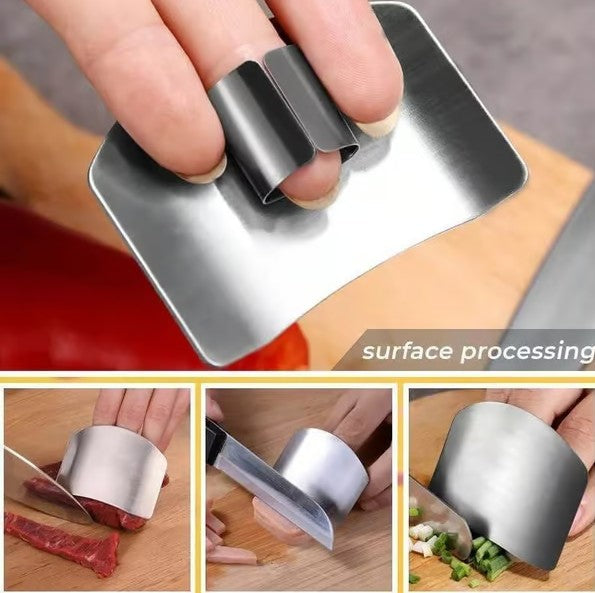 Stainless Steel Finger Protection Set - 3 Pieces