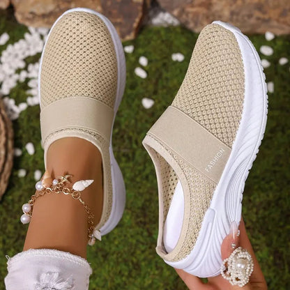 AirStride – Lightweight Mesh Slip-On Sneakers for Women