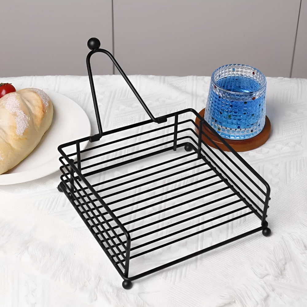 Chic Iron Napkin Organizer for Stylish Dining