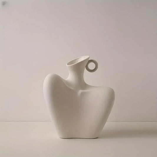 Contemporary Ceramic Vase for Floral Arrangements