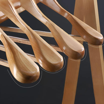 Elegant 360° Rotating Wooden Clothes Hanger