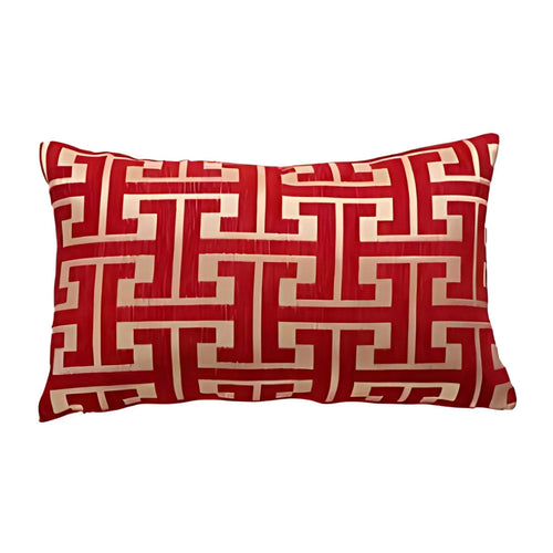 Chic Labyrinth Design Throw Pillow Cover