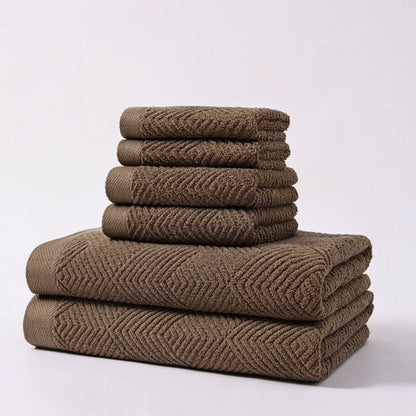 Plush Comfort Cotton Towel Collection | 6-Piece Set