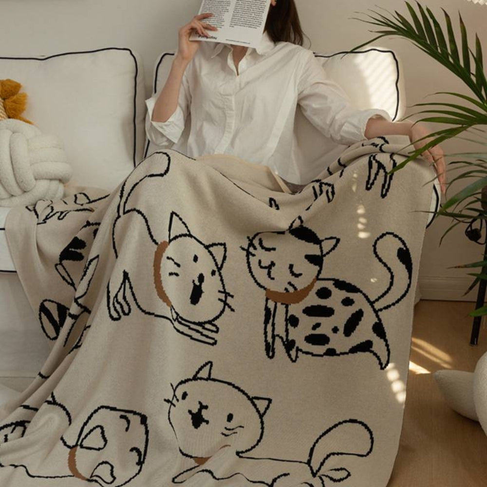 CozyCat Cotton Comfort Blanket