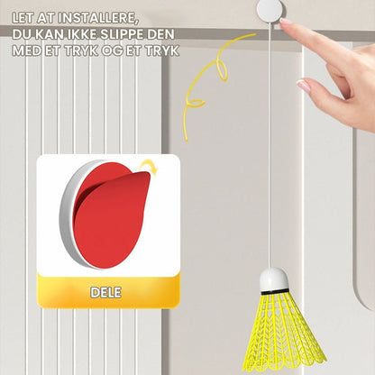 Rebound Badminton Trainer for Solo Practice