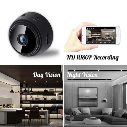 Compact HD Security Camera with Night Vision