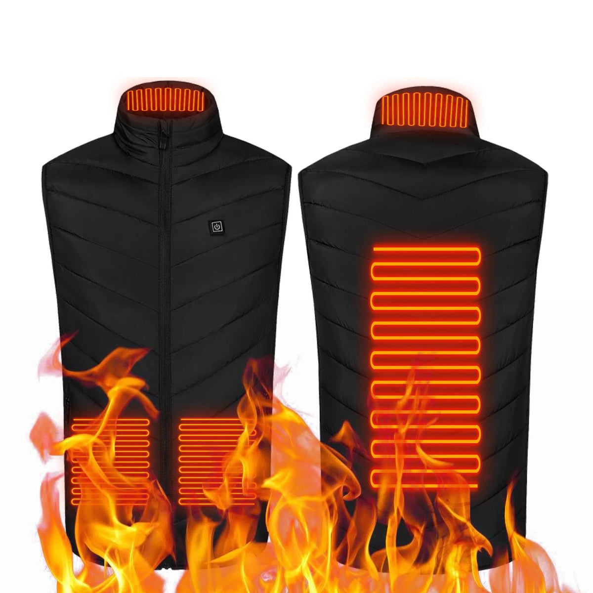 Electric Thermal Vest with USB Heating - Winter Wear for Men and Women