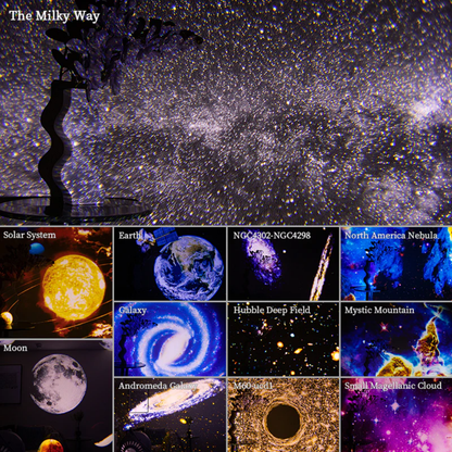HD Rotating Light Show Projector for Starry Sky Experience