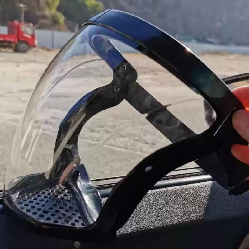 Complete Face Shield for Pesticide Application