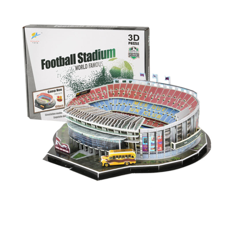 3D Football Stadium Puzzle Model