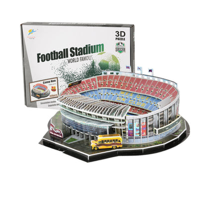 3D Football Stadium Puzzle Model