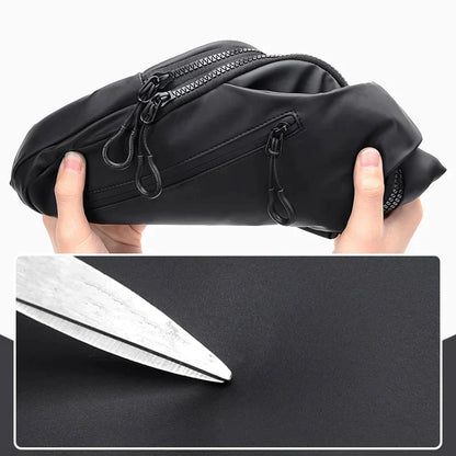 Water-Resistant Crossbody Bag with Anti-Theft Features for Urban Use