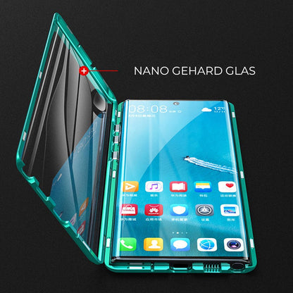 Dual-Sided Tempered Glass Phone Case for Samsung Devices