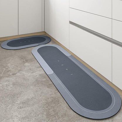 Quick-Drying Bath Mat Made of Absorbent Microfiber