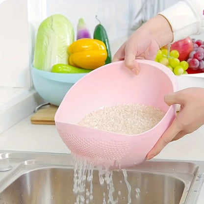 Modern Kitchen Strainer Bowl – Wash & Drain Colander