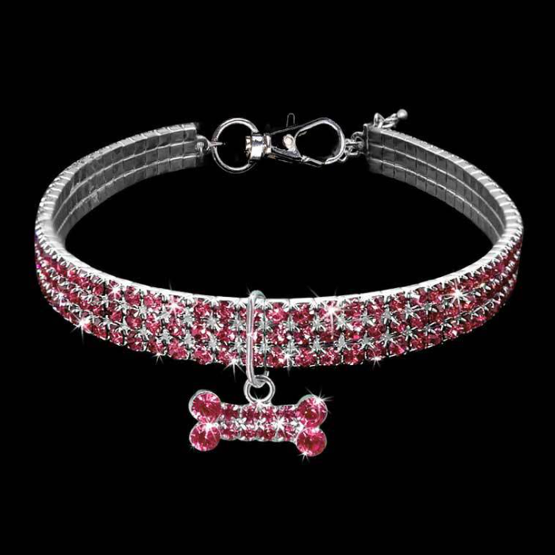 Charming Crystal Dog Collar for Pets