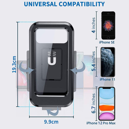 Water-Resistant Bike Phone Mount for Secure Riding
