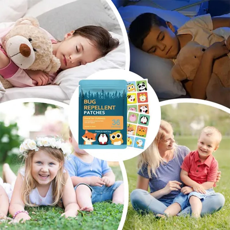 Gentle Herbal Mosquito Defense Stickers for Kids