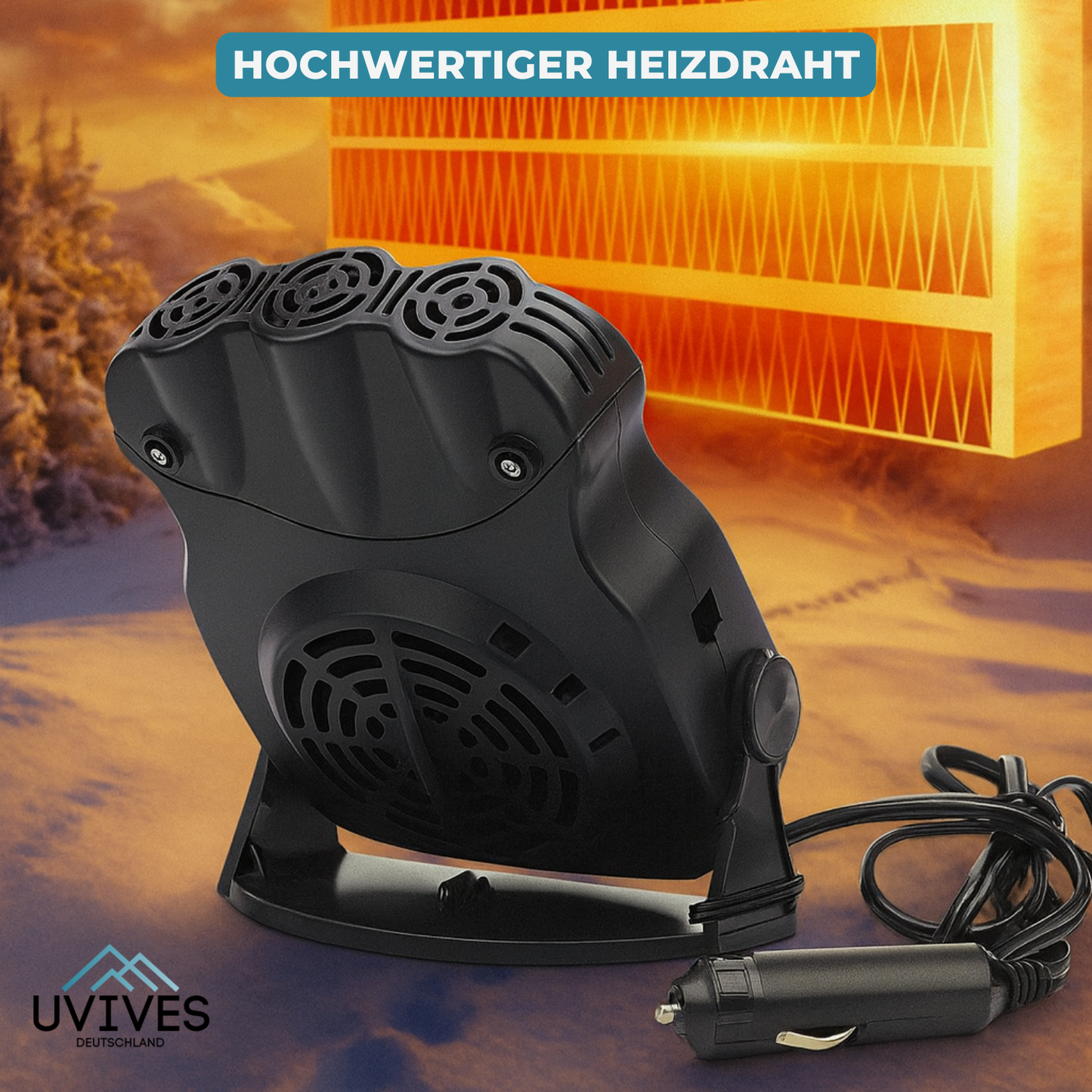 Instantly Clears Foggy Windows and Heats Your Car - HeatWave Pro