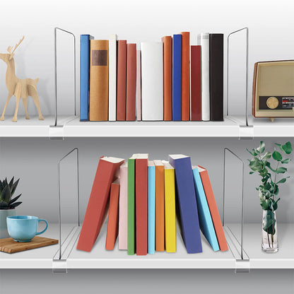 Acrylic Closet Organizer Shelf Divider for Efficient Storage