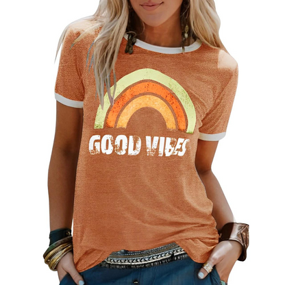 Joyful Energy Graphic Tee for Everyday Style