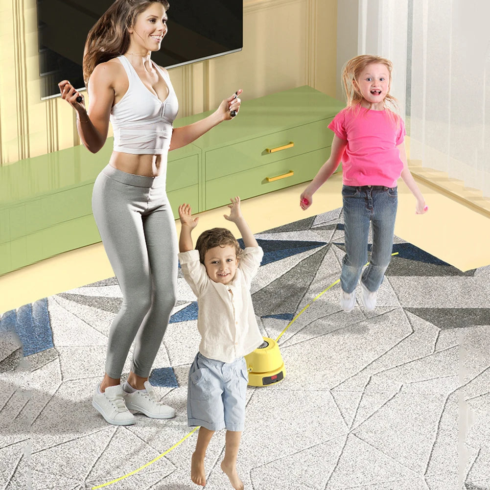 Electric Jump Rope Machine with Smart Rotating Feature