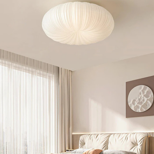 Dimmable LED Round Ceiling Light Fixture for Modern Bedrooms