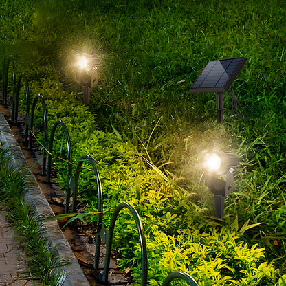 Adjustable 4-In-1 Solar Garden Spotlight, 100-200 Lumens