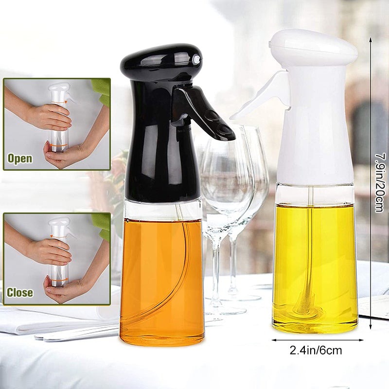 Oil Spray Bottle with Air Pressure Mechanism
