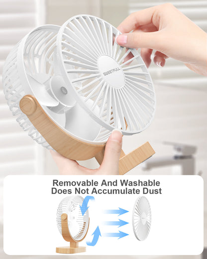 6.5 Inch Portable USB Desk Fan for Home, Office, Car, and Travel