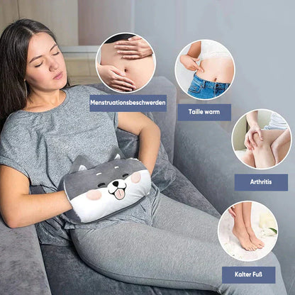 Reusable Plush Heating Pad with Hip Support