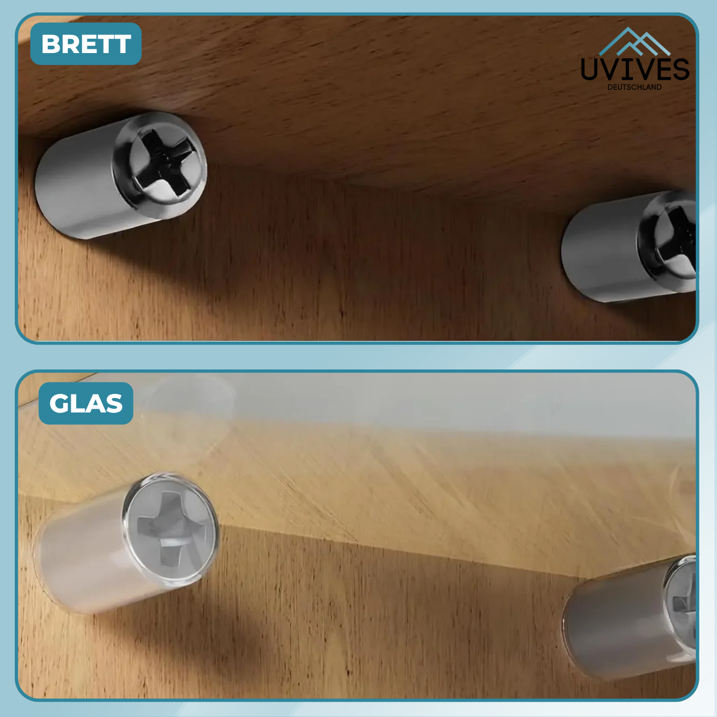 25+25 FREE | Shelf Brackets – Durable No-Drill Shelf Support