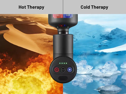 Muscle Relaxation Gun | Heat and Cold Therapy with Metal Head
