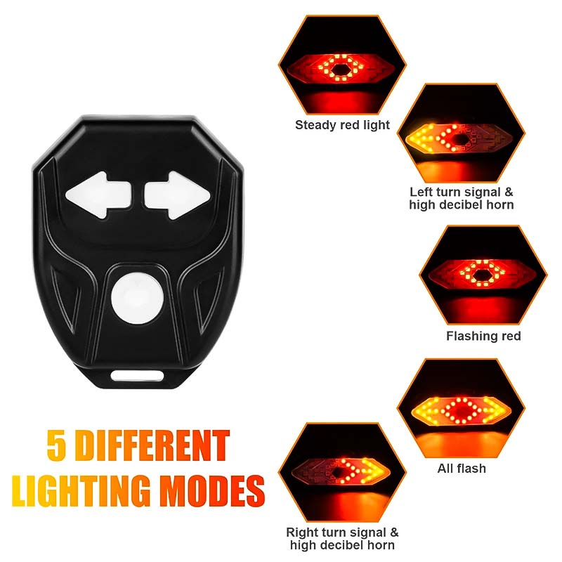Smart Wireless Bike Light with Alert Signals