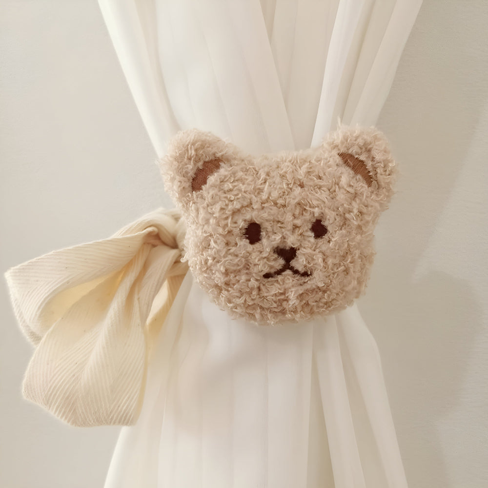 Charming Plush Animal Curtain Holders for Kids' Rooms