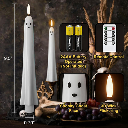 Remote-Controlled 3D Flame Light for a Spooky Halloween Atmosphere
