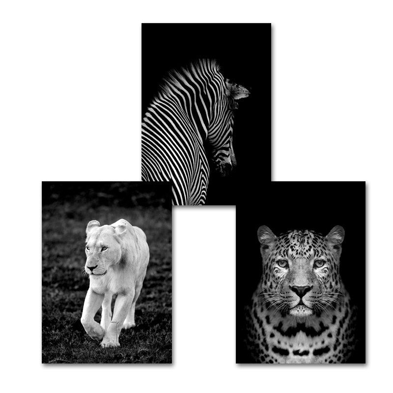 Majestic African Big Cats - Stunning Canvas Art