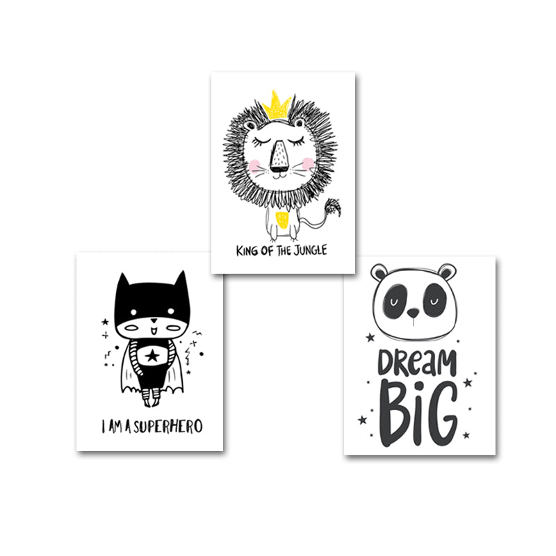 Superhero Baby Canvas Wall Art Print