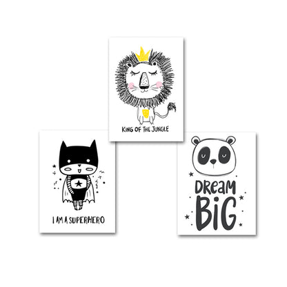 Superhero Baby Canvas Wall Art Print