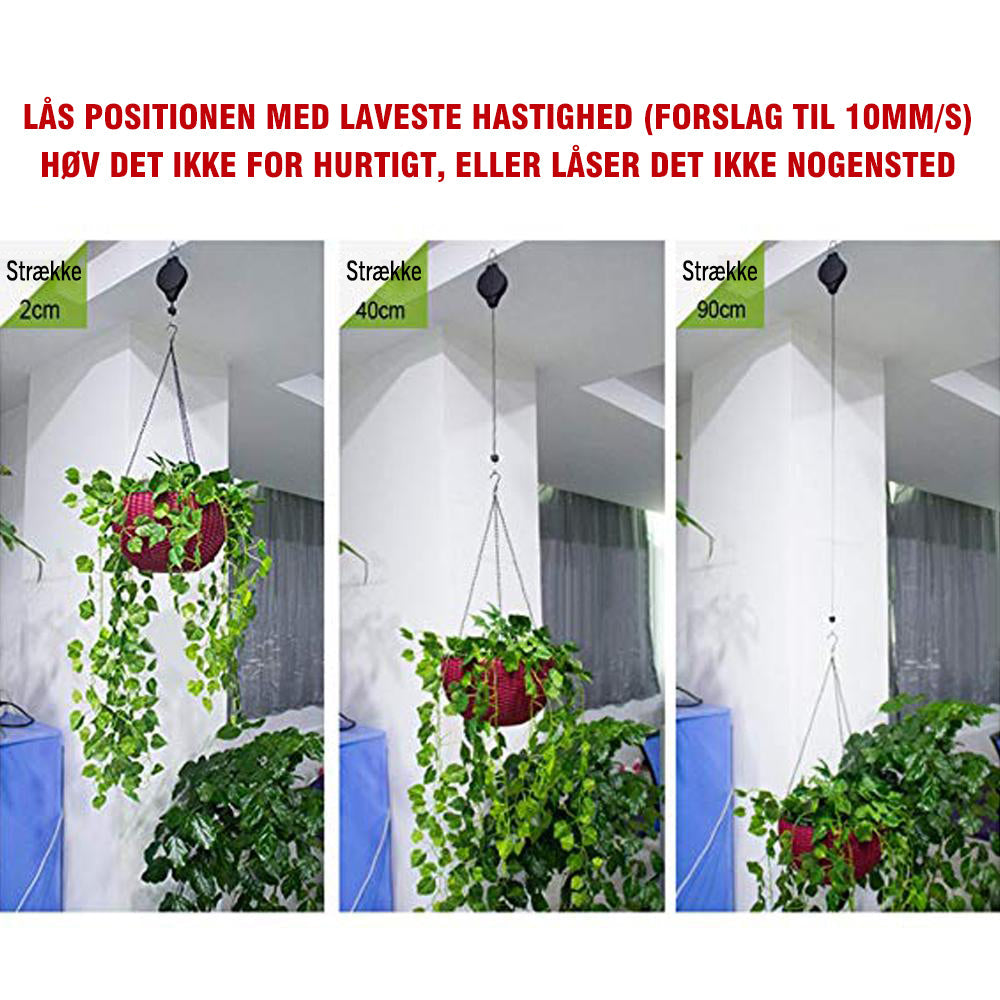 Adjustable Hanging Plant Hook System